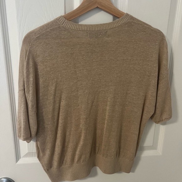 Banana Republic - Beige Crew Knit Sweater/Blouse - Picture 3 of 3